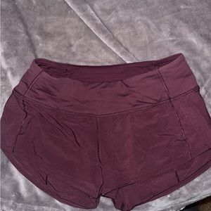 Size 2 2.5” maroon speed ups